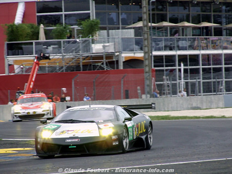#69 Lamborghini JLOC - flot men ikke særlig holdbar
(Foto: Claude Foubert - Endurance-Info.com)